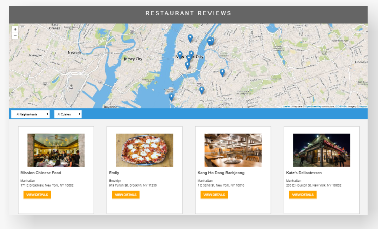 Restaurant Reviews